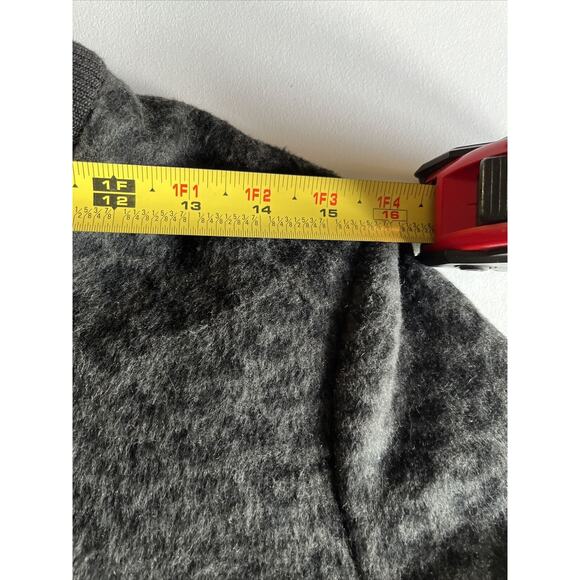 F&F Women’s Full Zip Jacket Black Gray Leopard Print Fleece Coat Size US 6 Lined - Picture 11 of 16